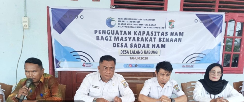 Perkuat Kesadaran HAM, Masyarakat Desa Lalang Kabung Ikuti Penguatan Kapasitas