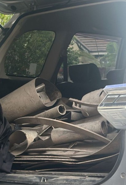 Diduga Campur Tangan Orang Dalam, Security RAPP Lindungi Pencuri Besi Tua