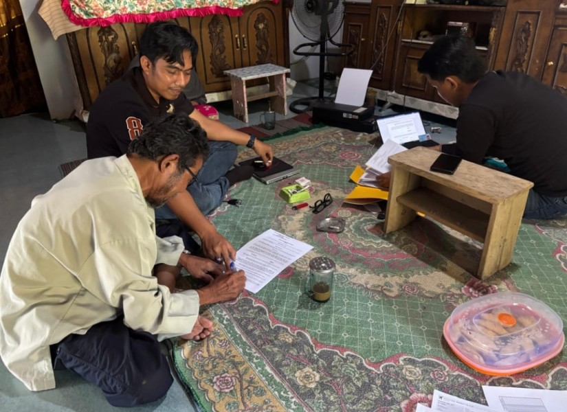 Gaya Humanis Penyidik Polres Pelalawan Layani Masyarakat