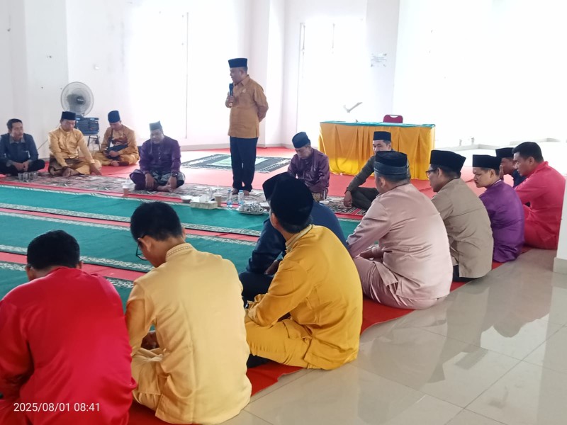 Diskominfotik Rohil Gelar Tausiah Keagamaan , Ustad  Menafsirkan Nama Mursal Adalah 'Utusan'