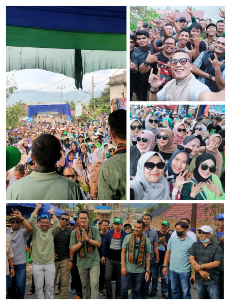 Wow..! Kampanye Antos-Lendra Di Koto Lebu Membludak Lagi, Satmarlendan Sampaikan Pesan Menyentuh Ke Simpatisan