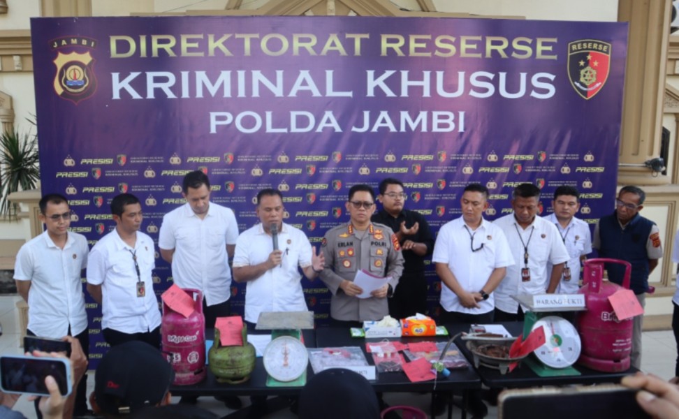 Polda Jambi Ungkap Praktik Penyalahgunaan Gas Subsidi, Tiga Orang Diamankan