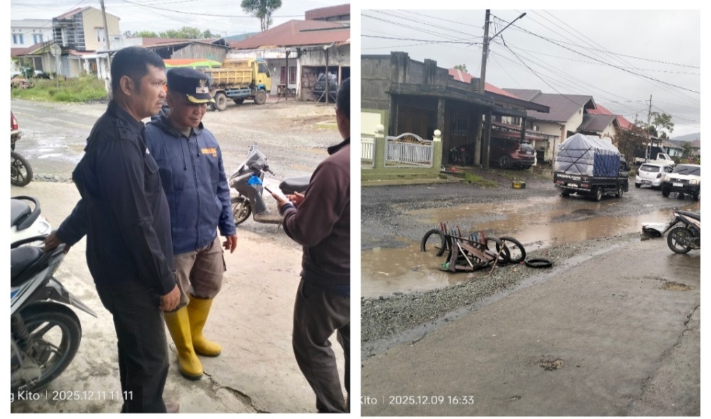 Jalan Nasional di Bumbun Duri Rusak, Rawan Kecelakaan,  Warga Minta Pemerintah Turun Tangan