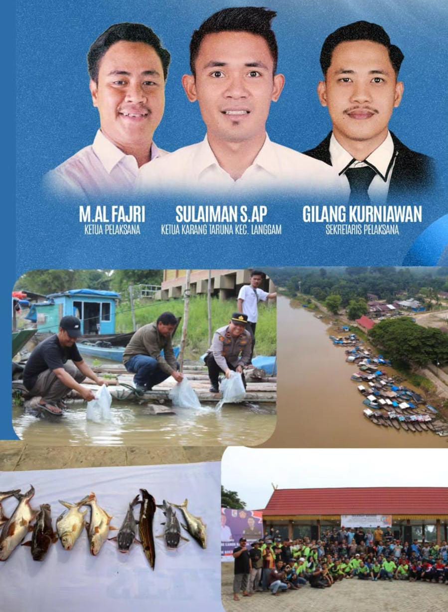 Sungai Kampar Bersyair, Karang Taruna Langgam Meriahkan Harla dengan Rakyat