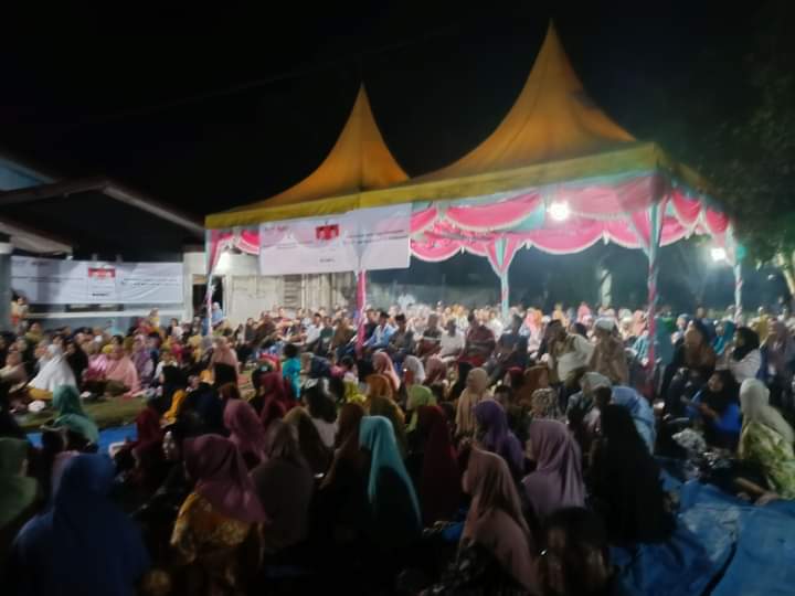 Kampanye Tetap Muka Paslon Di Siarang Arang Pujud,  Jhony Charles Kemukakan Program Strategis Bijak Kompak