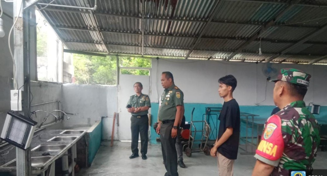 Dandim 0417/Kerinci Tinjau Kesiapan Satuan Pelayanan Pemenuhan Gizi (SPPG)