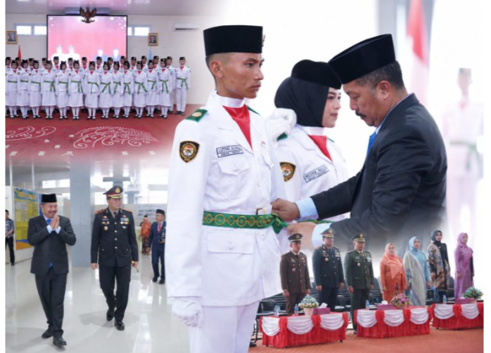 Bupati Monadi Kukuhkan Paskibraka Kerinci 2026: “Kalian Putra-Putri Pilihan, Jaga Nama Baik Daerah”