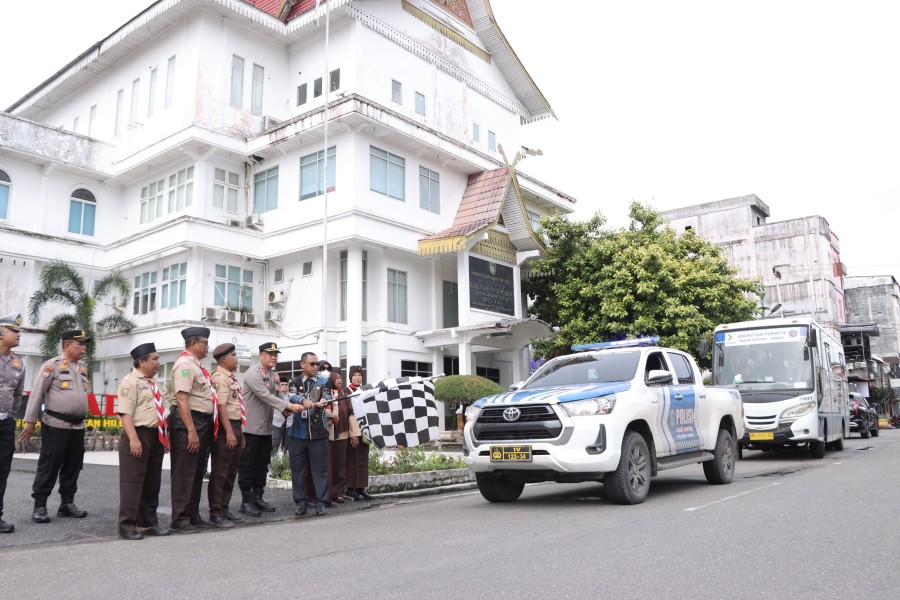Hadir pelepasan Jambore Karhutla Riau 2025, Kapolres Rohil : Jambare Bukan Sekedar Seremonial Tapi Wujud Komitmen !