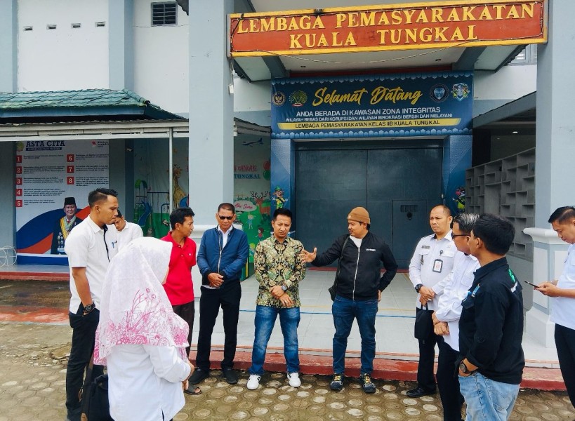 Tindaklanjuti Laporan Masyarakat, Ketua Komisi II DPRD Tanjabbar Lakukan Sidak ke Lapas Kuala Tungkal