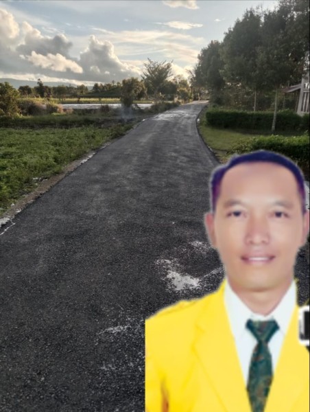 Proyek Aspal Goreng Desa Bengkolan Dua  mendapatkan Ucapan Terima Kasih, Jumadi Anggota DPRD Kerinci Realisasikan Harapan Masyarakat