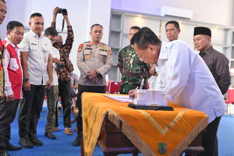Bupati Paparkan  RPJMD Kabupaten Rohil Tahun 2025–2029 Fokus Infrastruktur, Wisata, hingga BLK