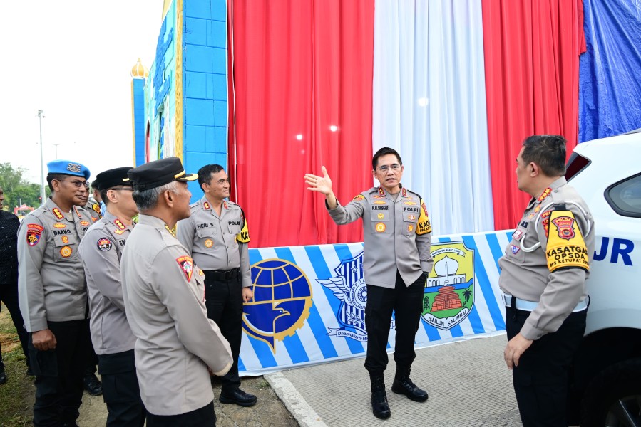 Cek Arus Mudik, Kapolda Jambi Pastikan Kelancaran di Wilayah Hukum Polda Jambi
