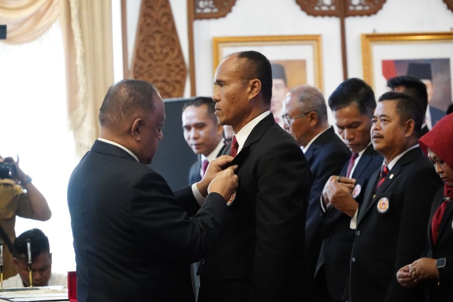 Resmi Nakhodai KONI Provinsi Jambi, Mat Sanusi Targetkan Masuk 10 Besar di PON 2028
