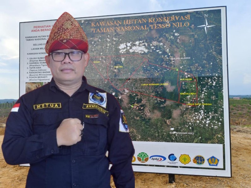 Pemuda Sriwijaya Pelalawan Dukung Penuh Pemerintah Pusat Pulihkan Fungsi Kawasan TNTN