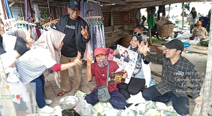 Tim Bijak Blusukan Di Pasar Central, Pedagang Keluhan Jalan masuk Pasar Central