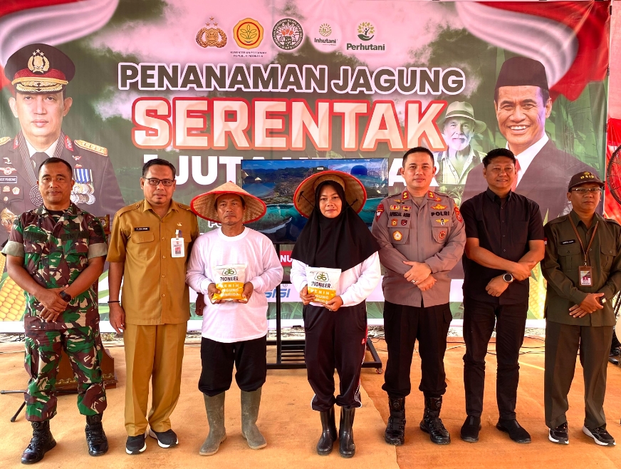 Pemda Pelalawan Ikut Tanam Jagung 1 Juta Hektar