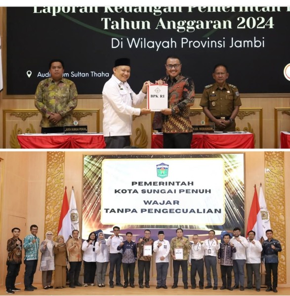 Selamat...! Wako Alfin - Wawako Azhar Persembahkan WTP di Awal Masa Kepemimpinan
