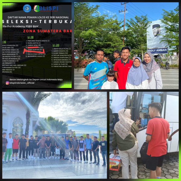 Pemain Didikan SSB Tunas Inti Kota Sungai Penuh Hanif Hijrian Ikuti Seleksi Nasional PSBS Biak