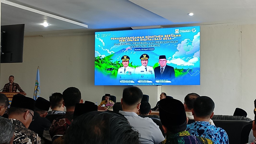 Kerinci Tancap Gas Digitalisasi Desa, Monadi: Bukan Seremoni, Ini Langkah Nyata