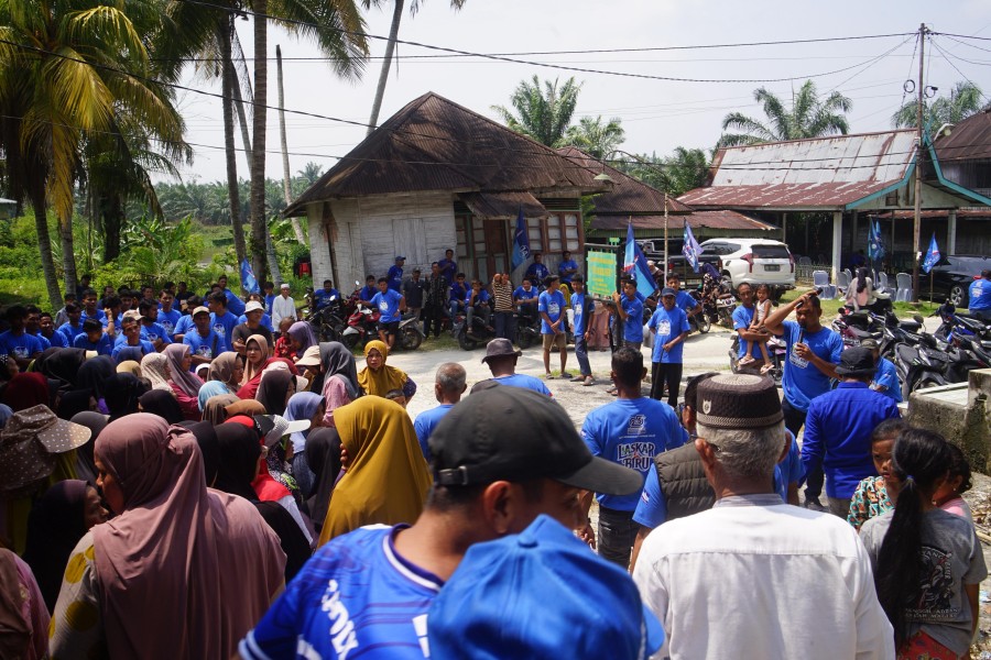 Ketua DPC Dodi Saputra :  Gerak Langit Biru Indonesia Membangun Semangat Goro Bersama Masyarakat