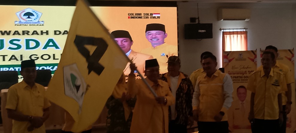 Musda IV Secara Aklamasi H. Bistamam Pimpin DPD II Partai Golkar