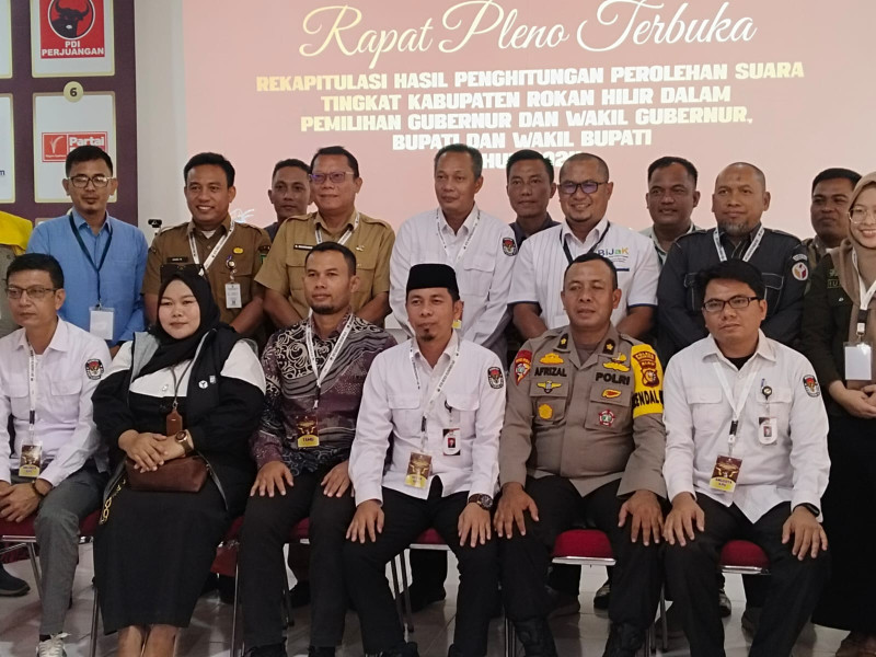 Kapolda Riau Hadir Rapat Pleno Terbuka Rekapitulasi Hasil Perhitungan Suara Pilkada 2024
