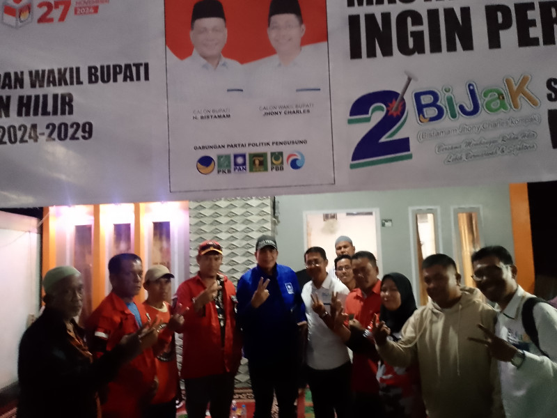 Warga Palika Menaruh Harapan Paslon 2 Bistamam- -Jhony Charles