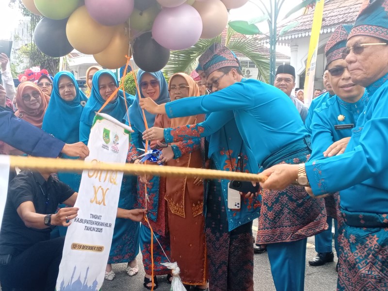 Pembukaan MTQ Ke xx di Rohil , Wakil Bupati Jhony Charles : Momentum MTQ Mendukung Syiaran Islam