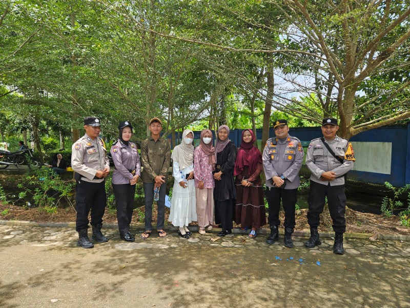 Antisipasi Gangguan Kamtibmas ,Polsek Bangko Patroli Pusat Keramaian