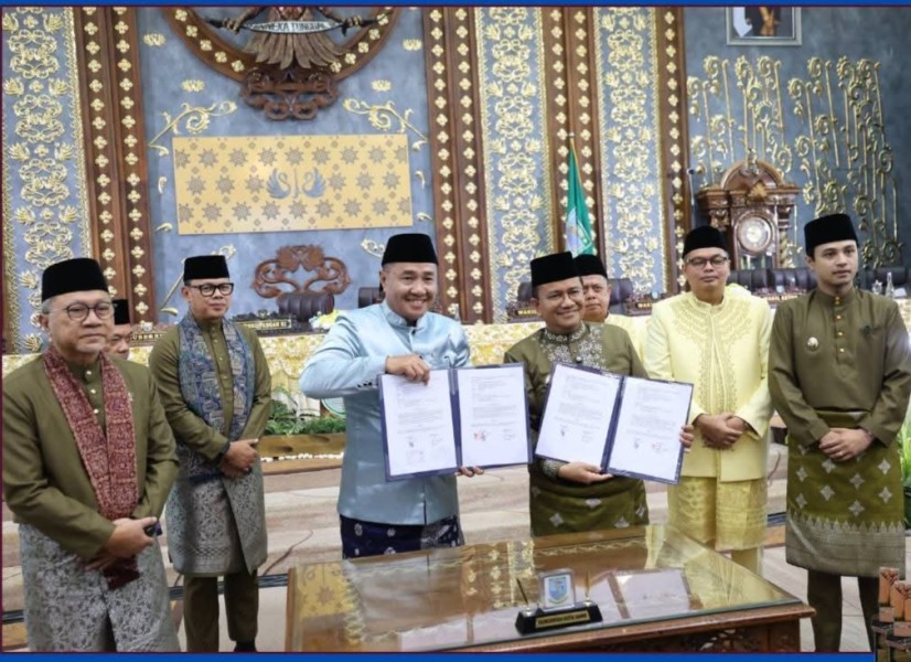 Hadiri HUT ke-625 Kota Jambi, Wako Alfin Perkuat Sinergi Daerah Lewat Penandatanganan MoU Strategis