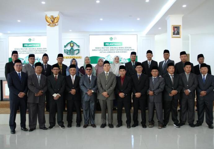 Jajaran Pimpinan IAIN Kerinci Resmi Dilantik