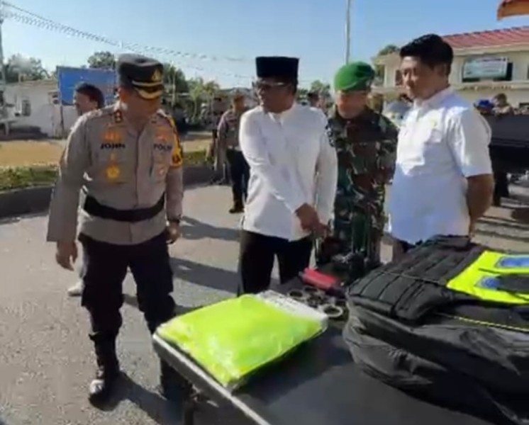 Bupati Zukri Pimpin Gelar Pasukan Operasi Ketupat Lancang Kuning 2026
