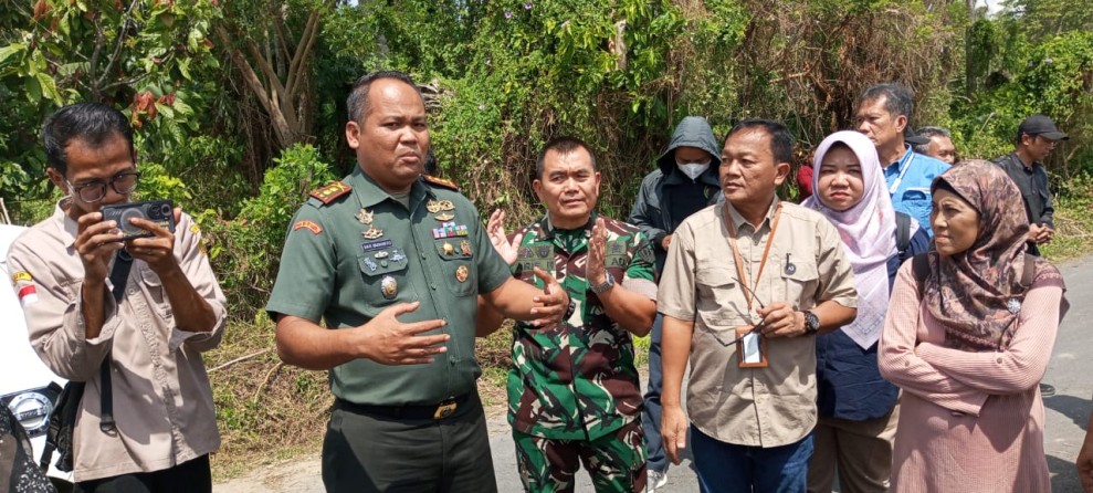 Jelang Kunjungan Menteri Pertanian, Dandim 0417/Kerinci Tinjau Lokasi GERTAM di Desa Tanjung Mudo Penawar