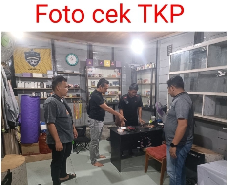 Reskrim Polsek Bangko Amankan Pencurian Di Toko English Fave Store