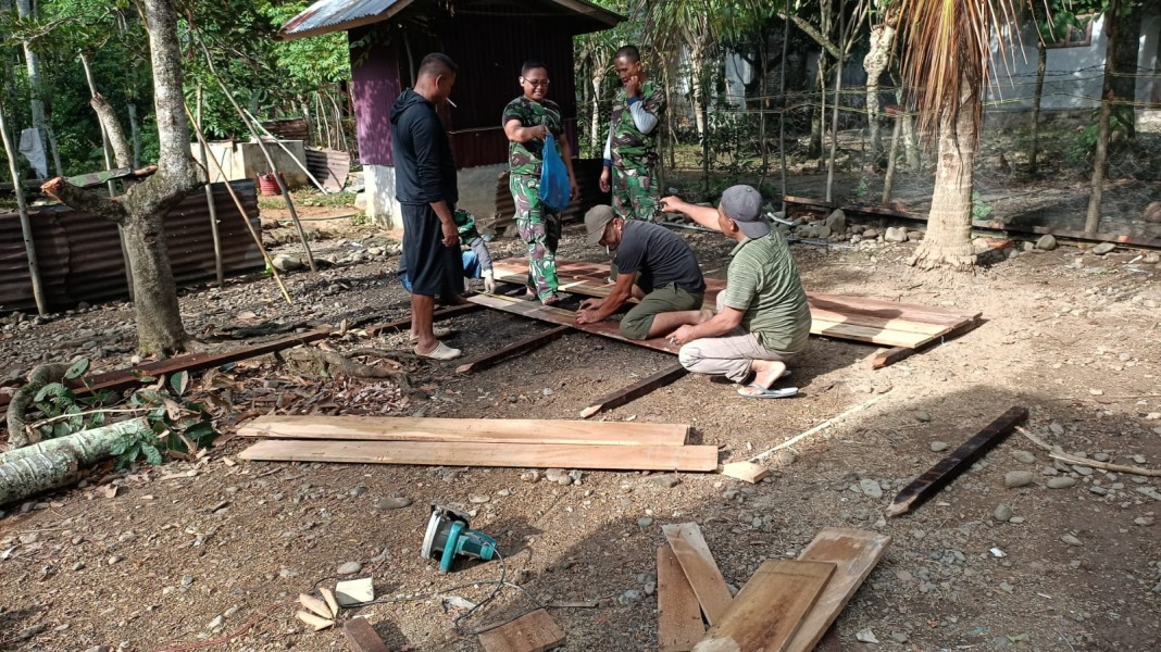 TMMD Ke-129 Kodim 0102/Pidie Hadirkan Kolam Lele Produktif, Buka Peluang Tambahan Penghasilan Warga