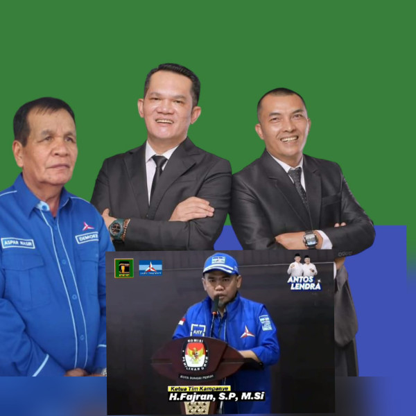Fajran Pastikan DPC Demokrat Tegak Lurus, Dpt.Aspar Nasir Ditunjuk Jurkam Kampanye