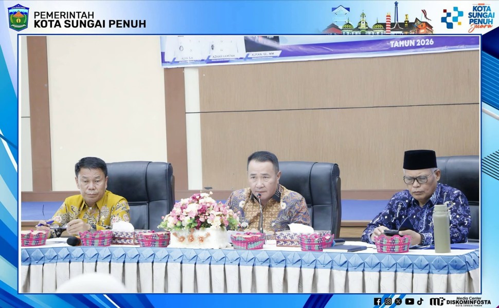 Wali Kota Alfin Tekankan Sinergi OPD, Target Pajak dan Retribusi 2026 Harus Tercapai Maksimal