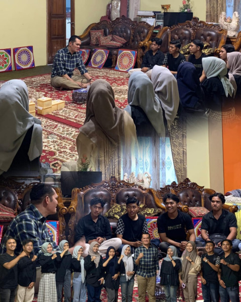 DR Alvia Santoni SE.MM Terima Kunjungan Ikatan Mahasiswa Koto Baru (IKAMARU-P). Padang