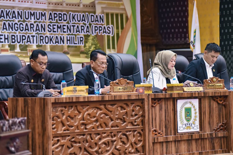 DPRD Rohil Gelar Paripurna KUA Dan  PPAS Tahun 2027