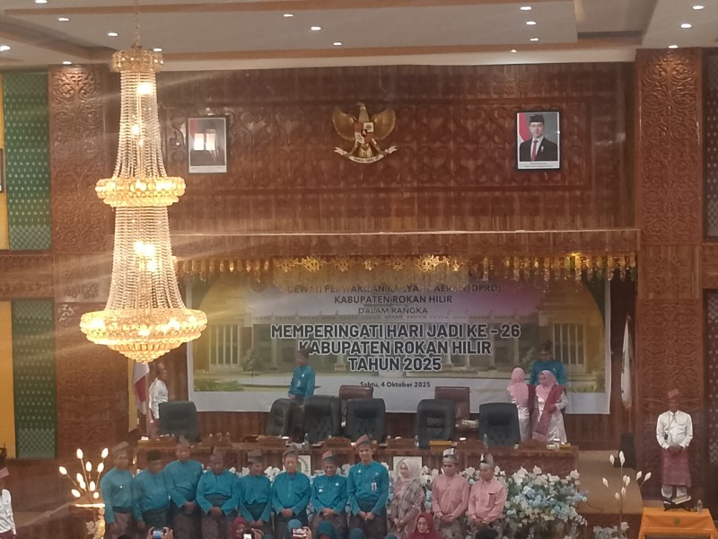 Sidang Paripurna HUT Rohil Ke-26 , Bupati Bistamam Ajak Bersinergi Menyatukan Visi dan Persepsi