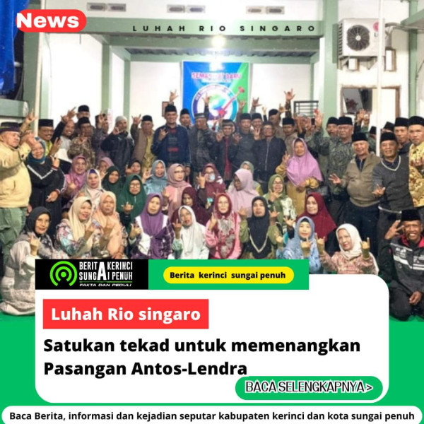 Sebelumnya Netral, Kini Luhah Rio Singaro Sepakat Menangkan Antos-Lendra