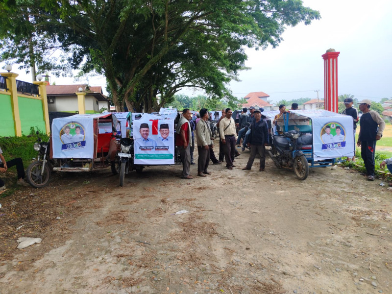 Deklarasi Betor Bagan Batu Dukung Paslon Bistamam -Jhony Charles Bijak Konsep Perubahan