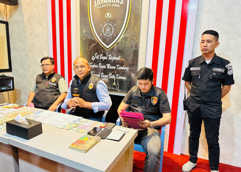 Masih Ada Togel di Kota Jambi, Satreskrim Polresta Jambi Tangkap Dua Pelaku