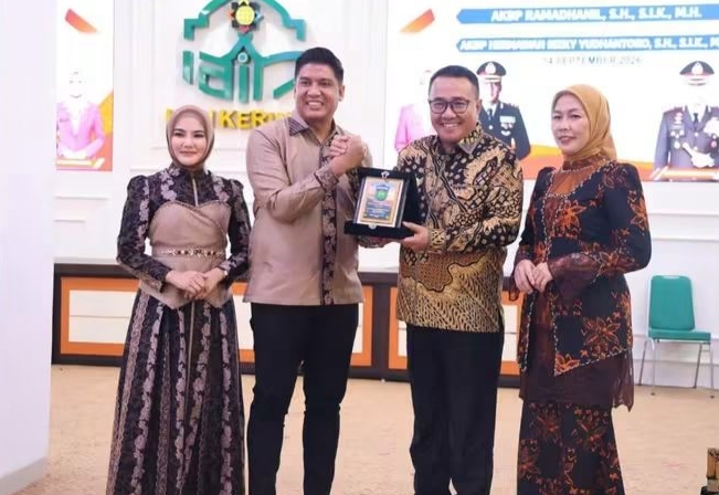 Pisah Sambut Kapolres Kerinci, Alfin Tekankan Penguatan Sinergi Keamanan Kerinci–Sungai Penuh  SUNGAIPENUH,Suarabernas.com