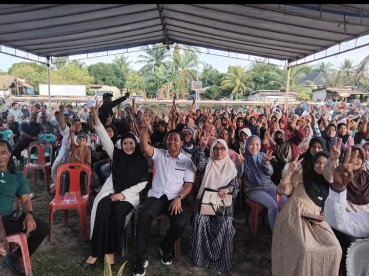 Kampanye BM-JC Fokus Pendidikan, Emak Emak Sintong Makmur Kompak Inginkan Perubahan
