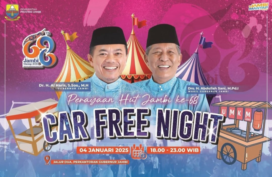 Malam Ini Pemprov Jambi Gelar CFN Meriahkan HUT ke-68