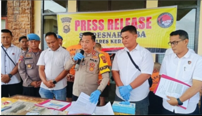 4 Pelaku Diduga Kurir Narkotika Berhasil Diamankan Satresnarkoba Polres Kerinci