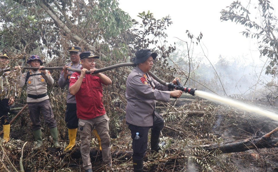 Karhutla di Pangkalan Terap Padam, Tim Gabungan Lanjutkan Pendinginan