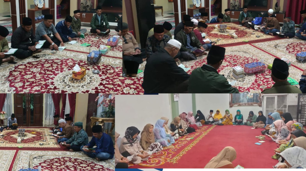 Doakan Antos - Lendra Menang di Pilwakot Tim dan Simpatisan menggelar Yasinan Bersama
